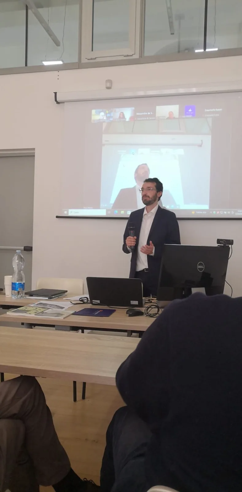 Event screenshot with images from the PolisMaker presentation.